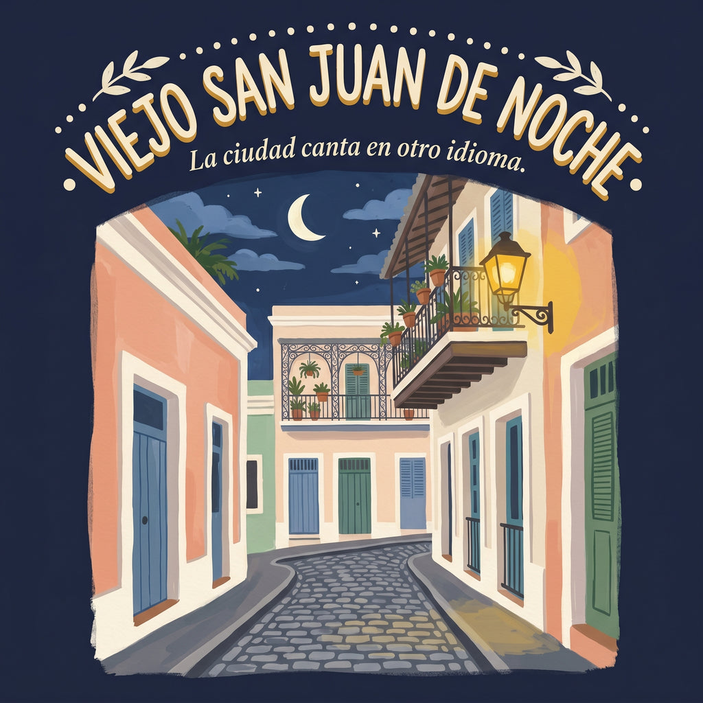 VIEJO SAN JUAN DE NOCHE