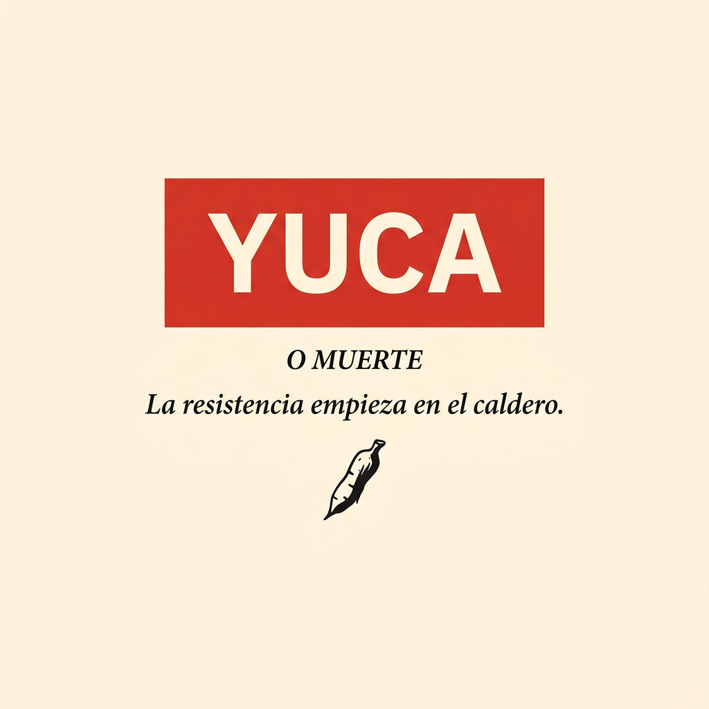 YUCA O MUERTE design