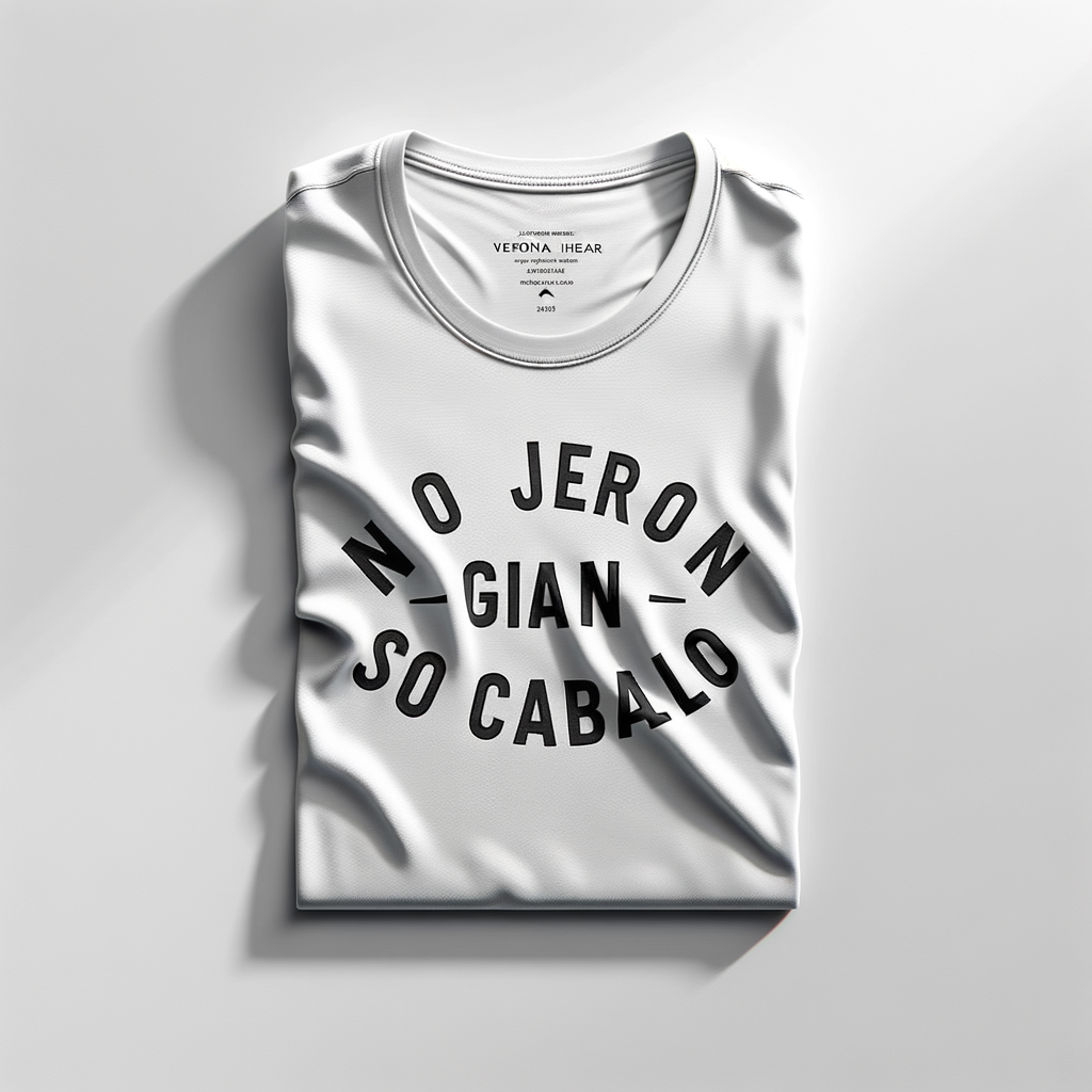 Unique 'No Jeron Gian so Caballo' Graphic T-Shirt