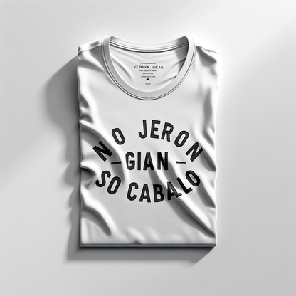 Unique 'No Jeron Gian so Caballo' Graphic T-Shirt