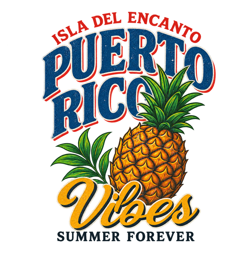 ISLA DEL ENCANTO PUERTO RICO Vibes Summer Forever standalone design