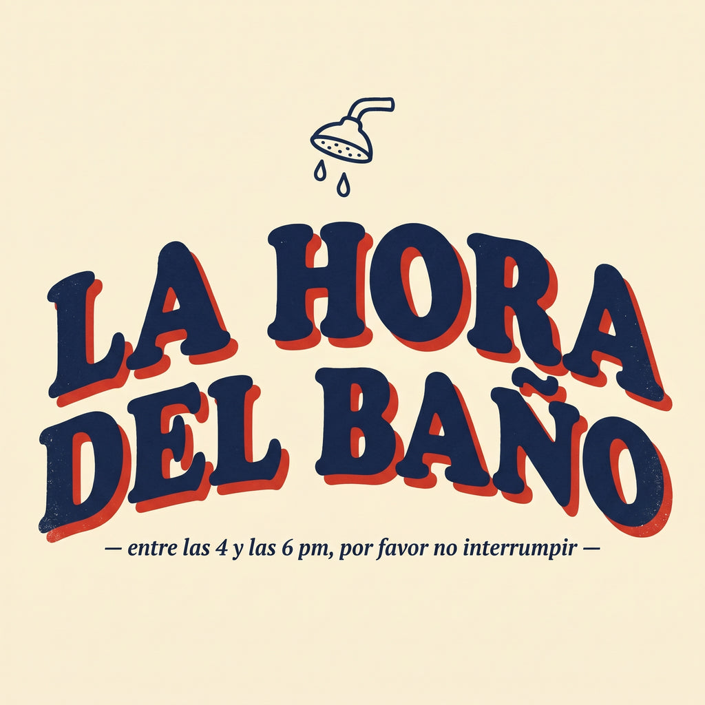 LA HORA DEL BAÑO — design