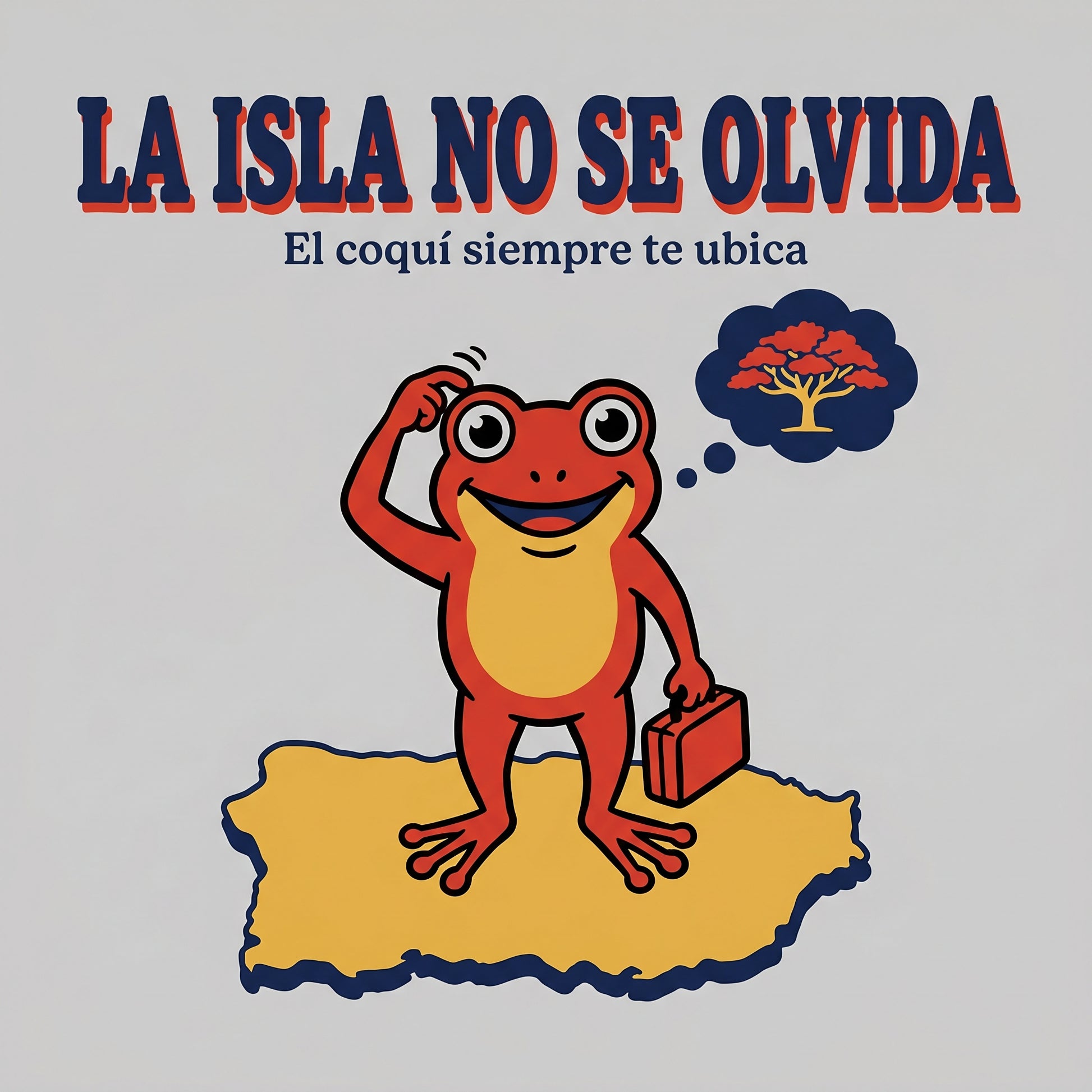 LA ISLA NO SE OLVIDA — design