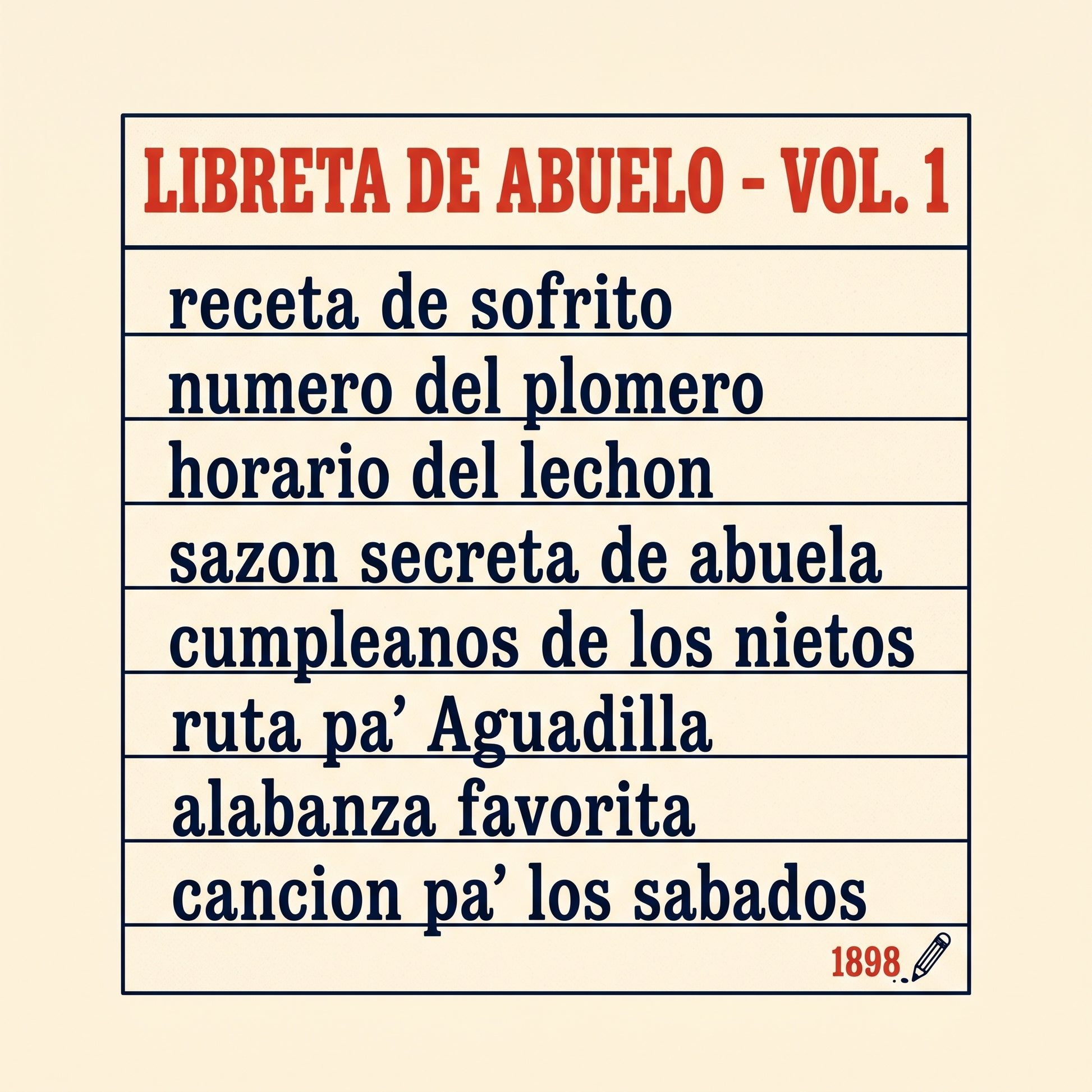 LIBRETA DE ABUELO — design