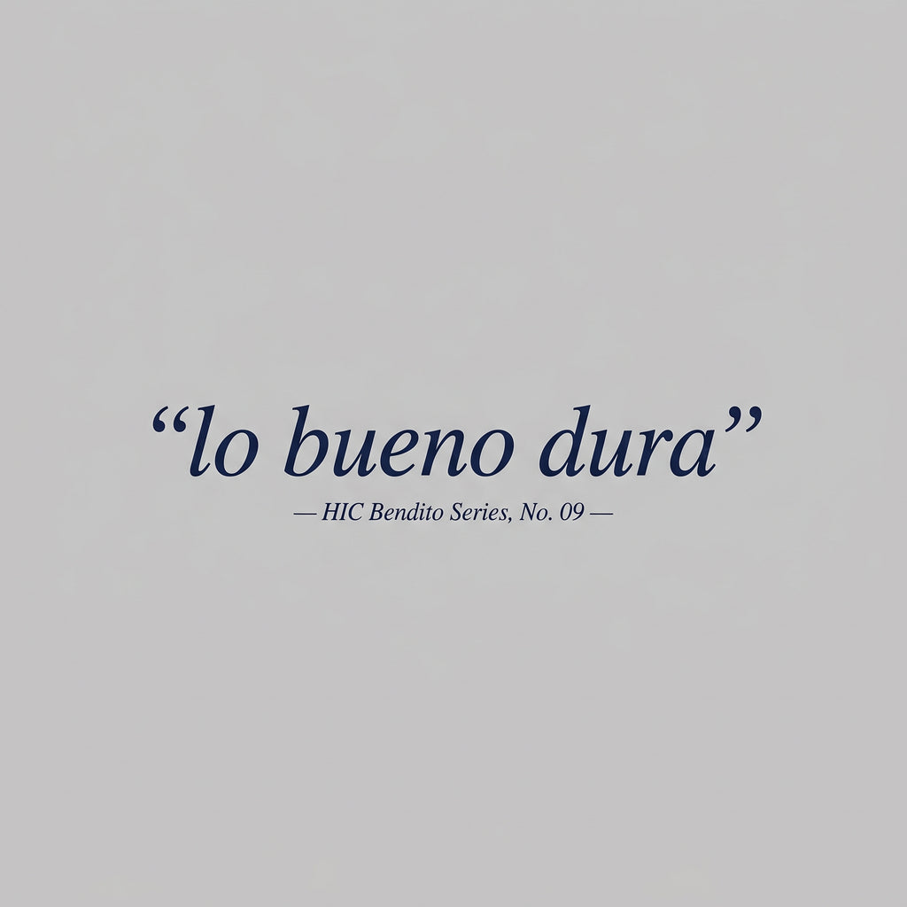 LO BUENO DURA — design
