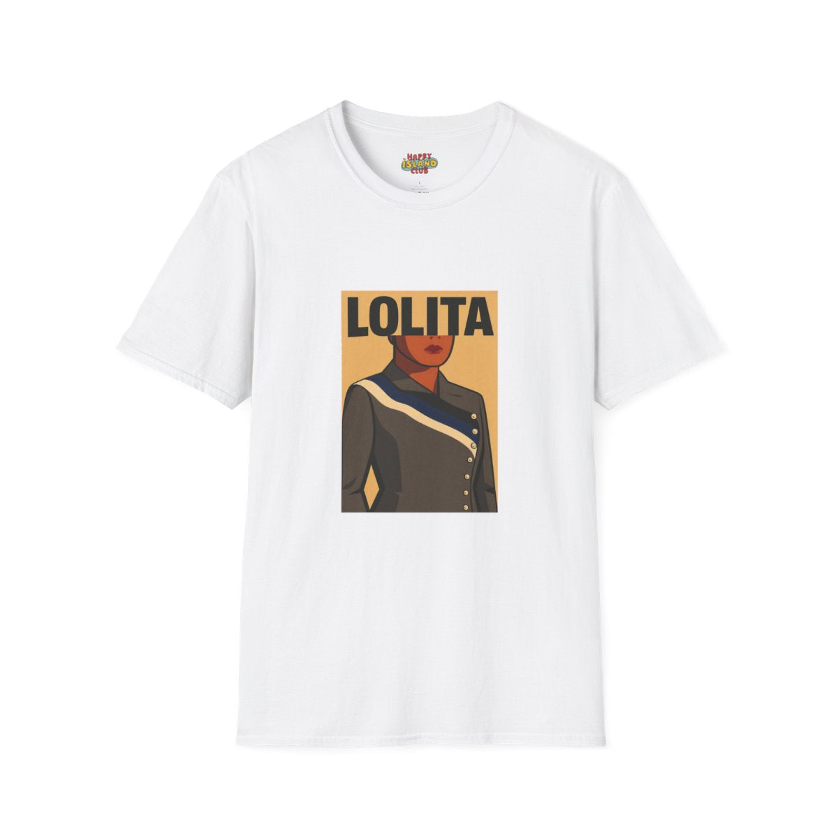 Front view of LOLITA T-Shirt Design on a clean background
