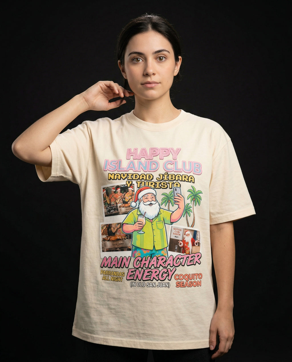 MAIN CHARACTER ENERGY T-Shirt — main-character-energy-t-shirt-studio-02-three-quarter