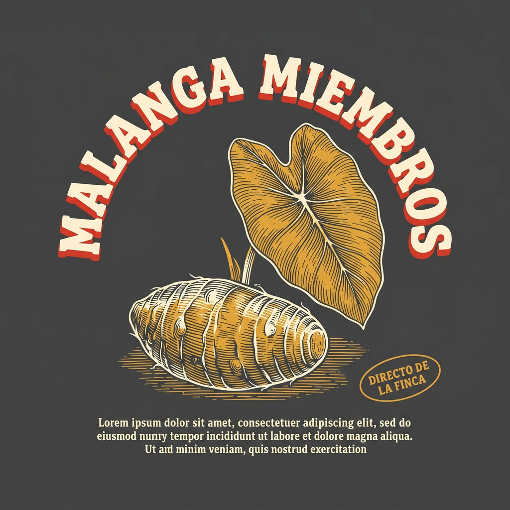 MALANGA MIEMBROS — design graphic