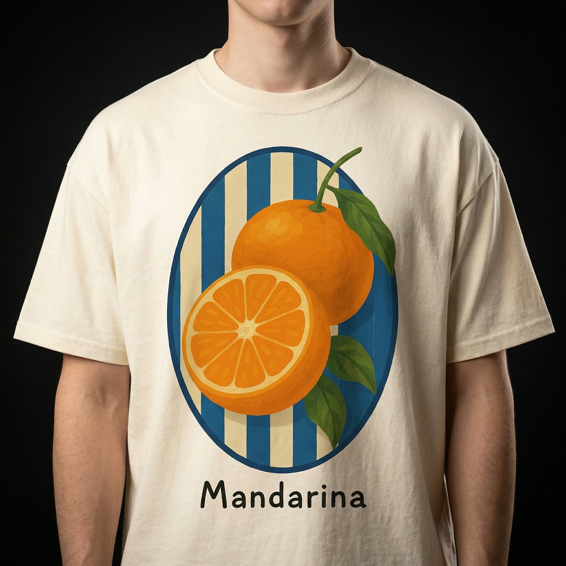 Mandarina T-shirt — mandarina-t-shirt-studio-03-chest-print