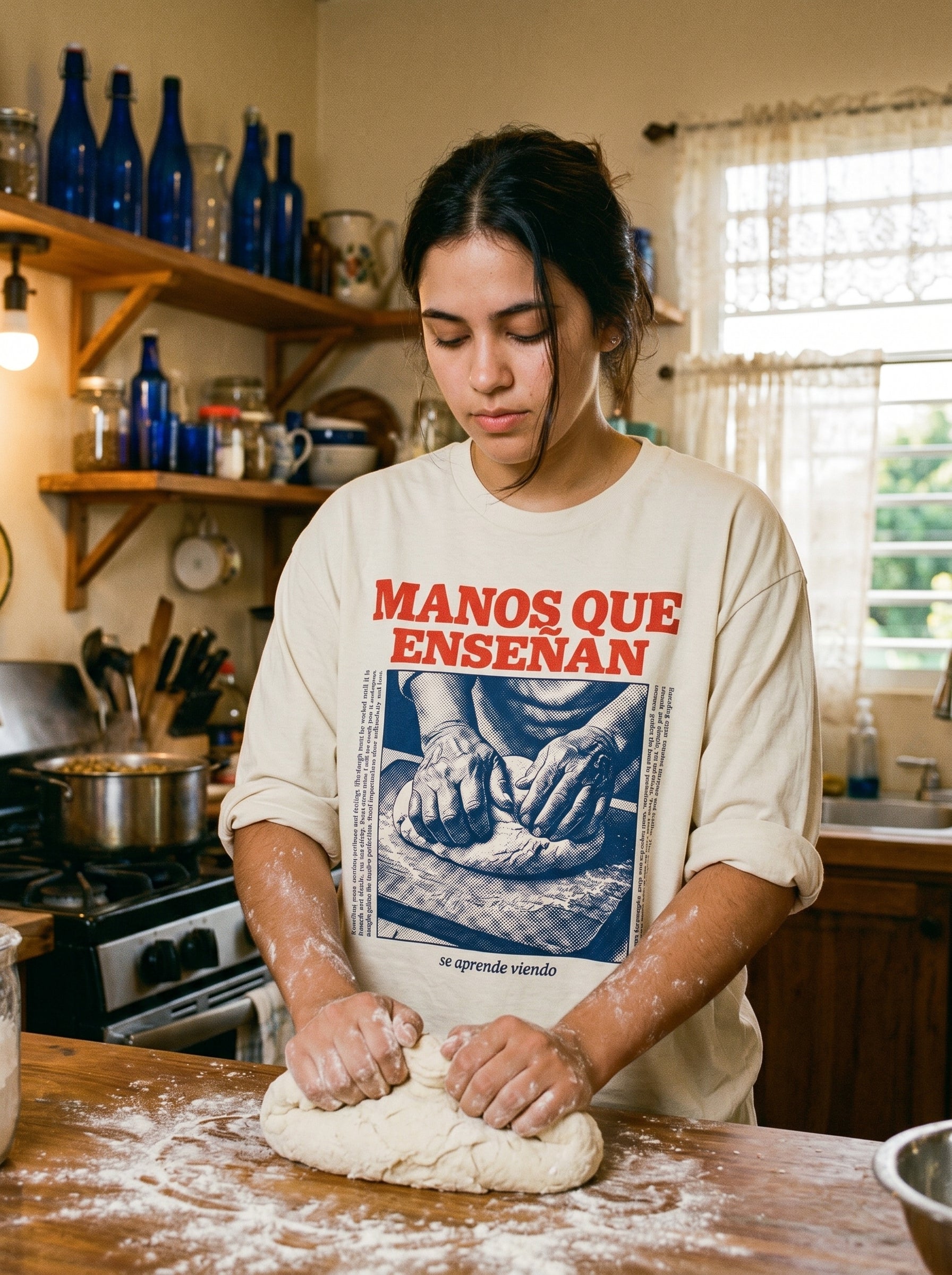 MANOS QUE ENSENAN — model