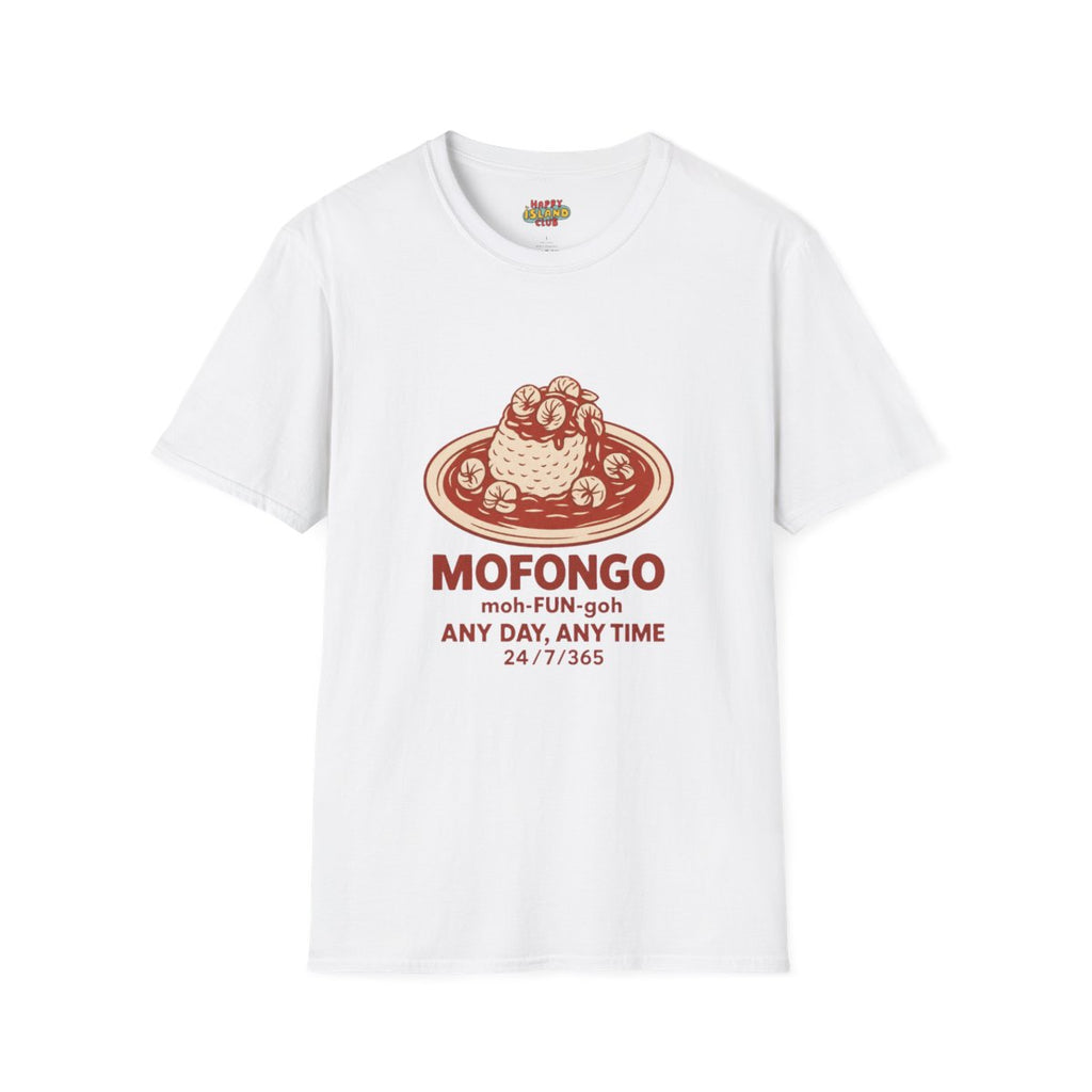 Front view of MOFONGO ANY DAY, ANY TIME on a clean background