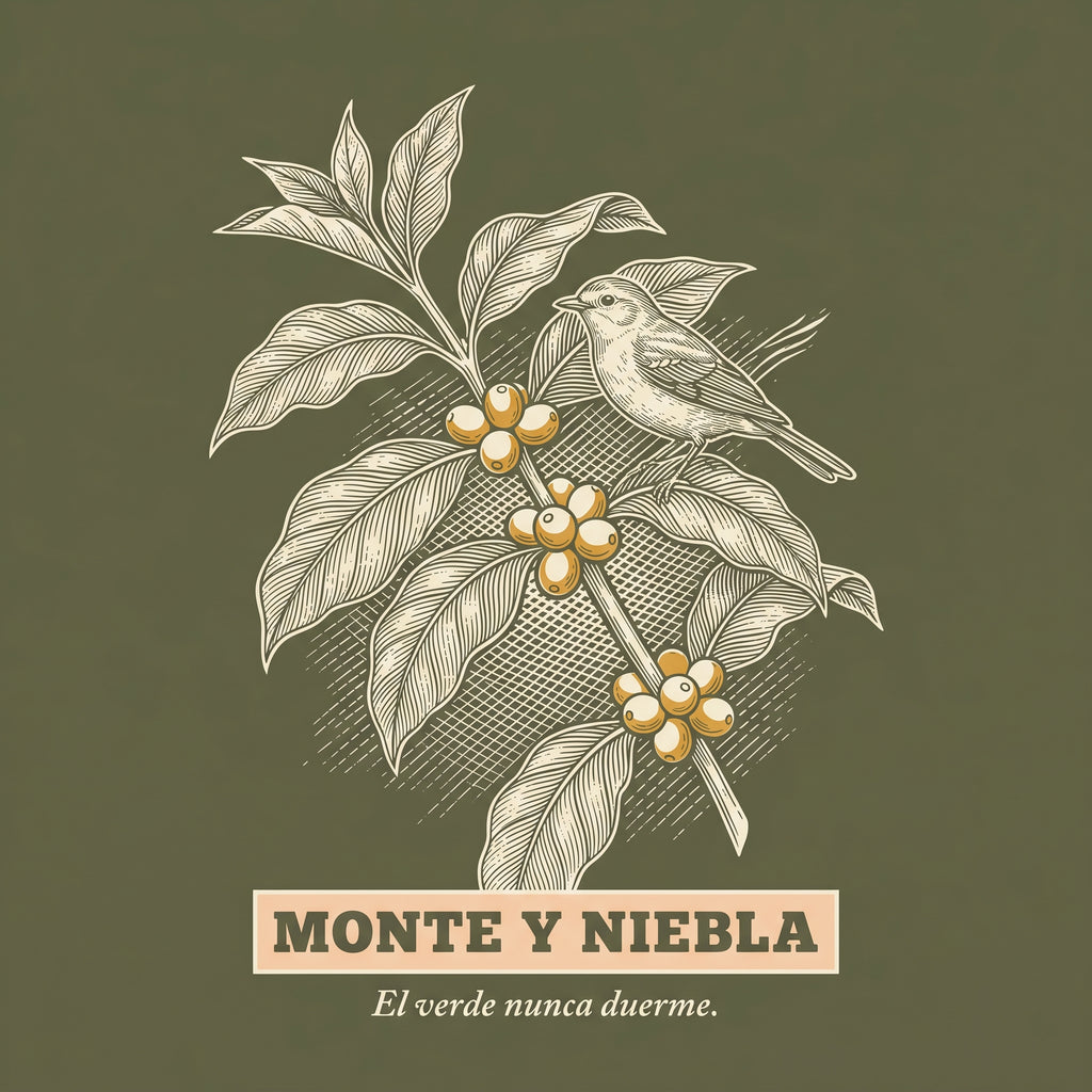 MONTE Y NIEBLA — design