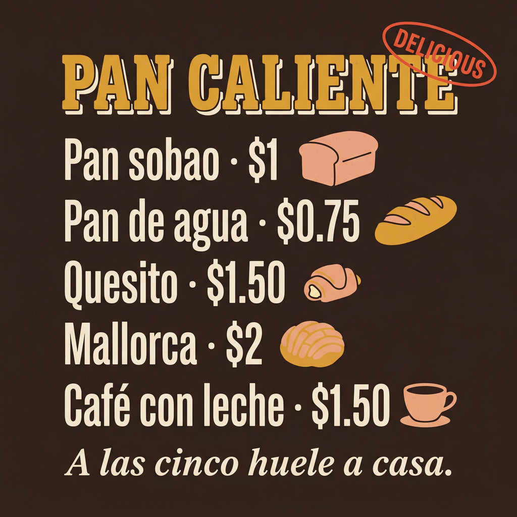 PAN CALIENTE — design