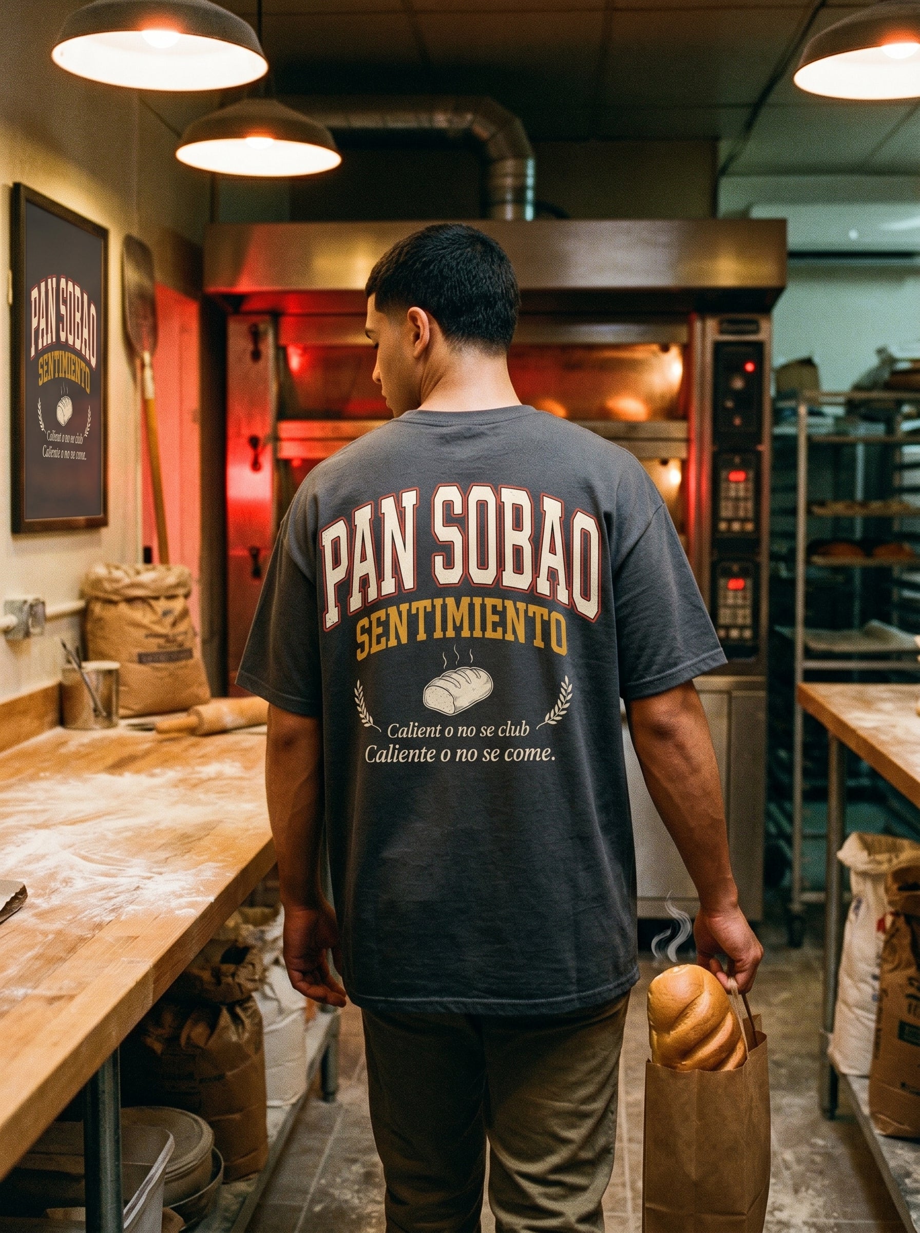PAN SOBAO SENTIMIENTO — worn