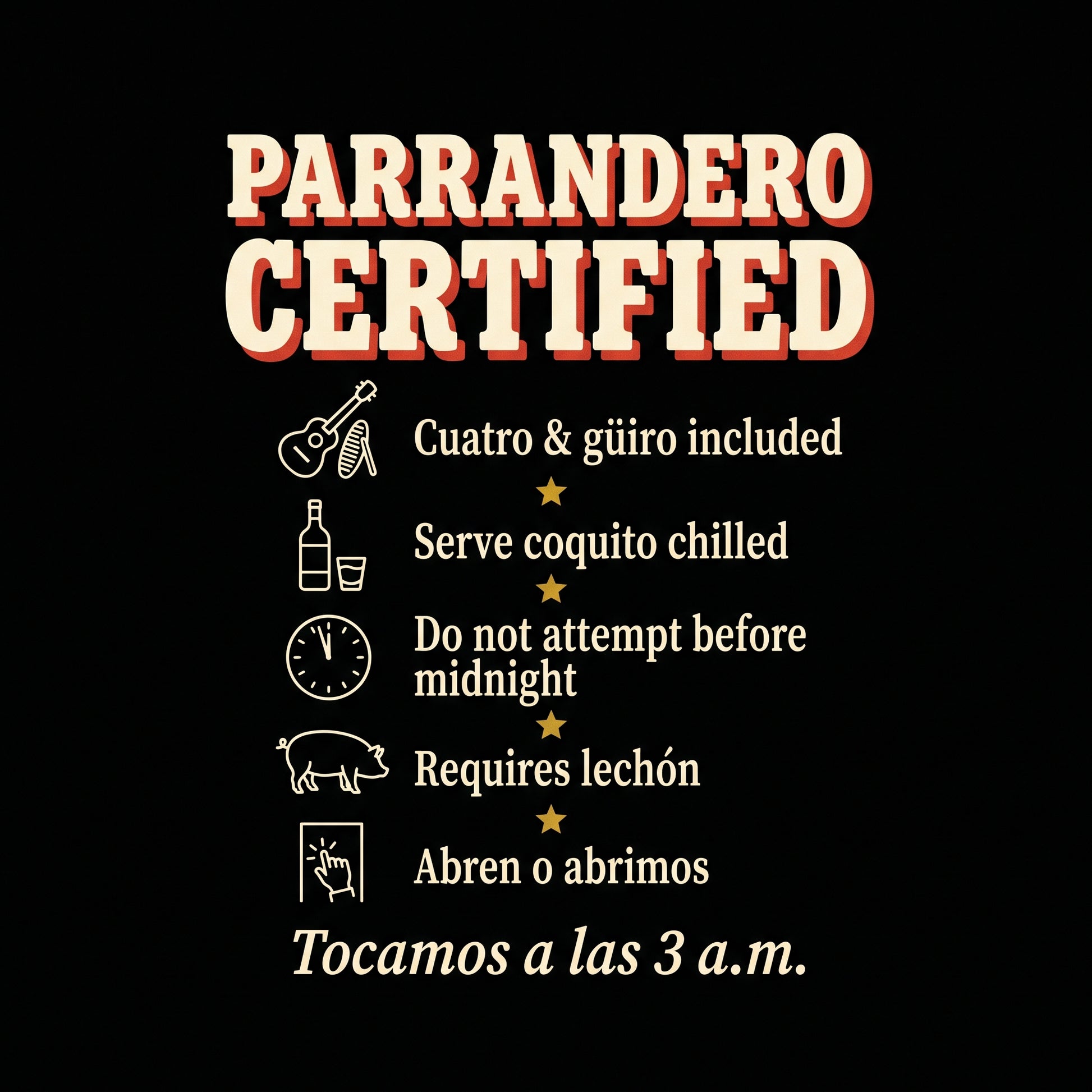 PARRANDERO CERTIFIED — design