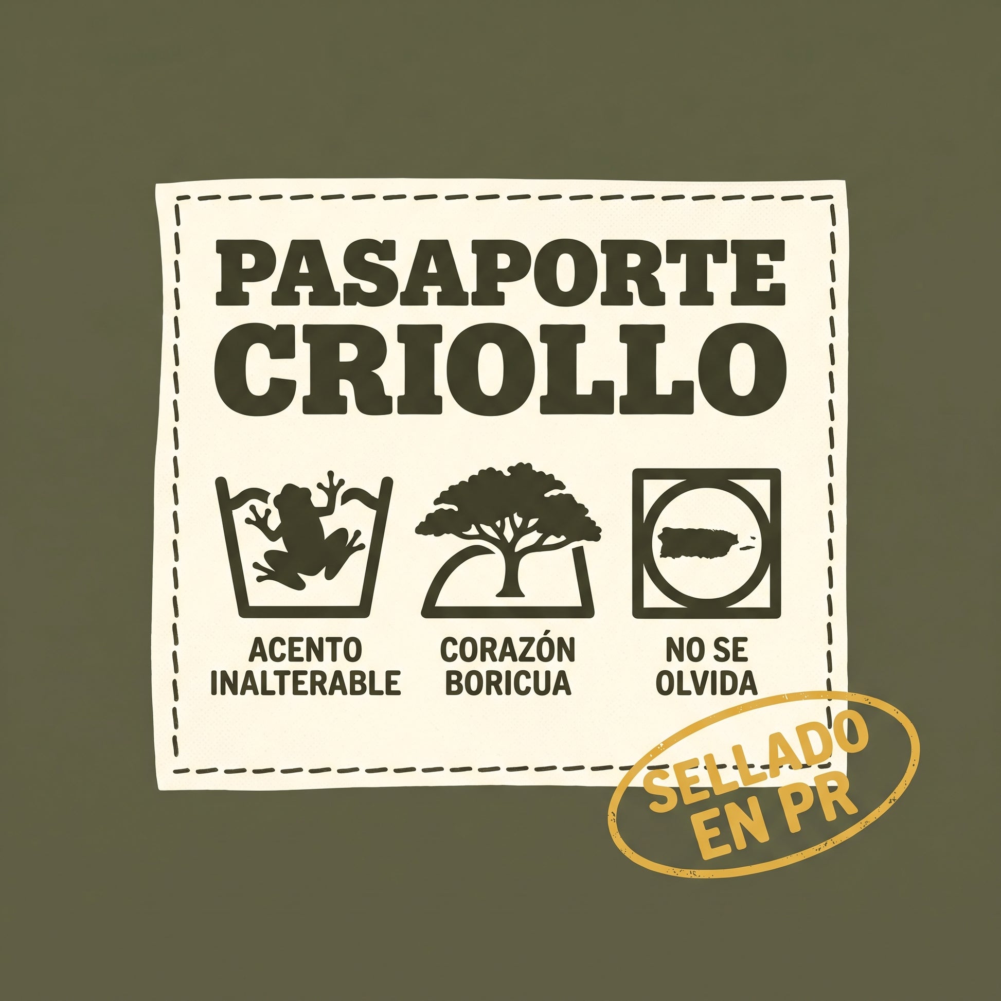 PASAPORTE CRIOLLO — design
