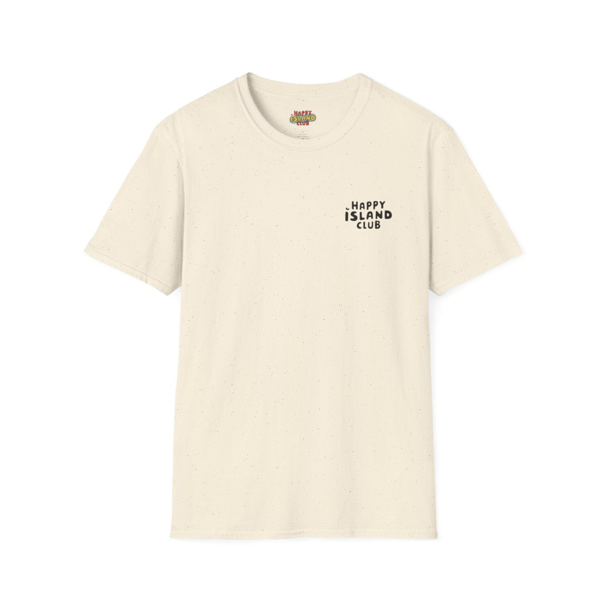Front view of Pégate T-shirt on a clean background