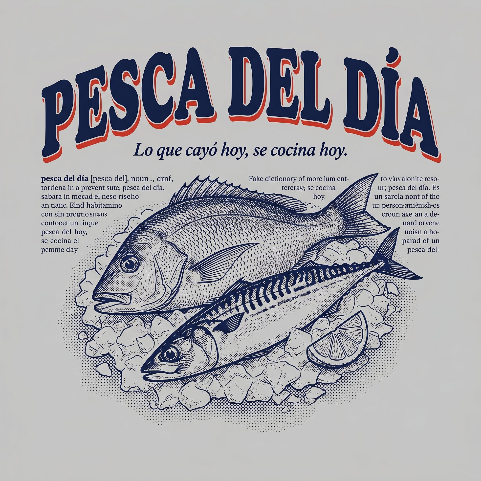 PESCA DEL DÍA — design