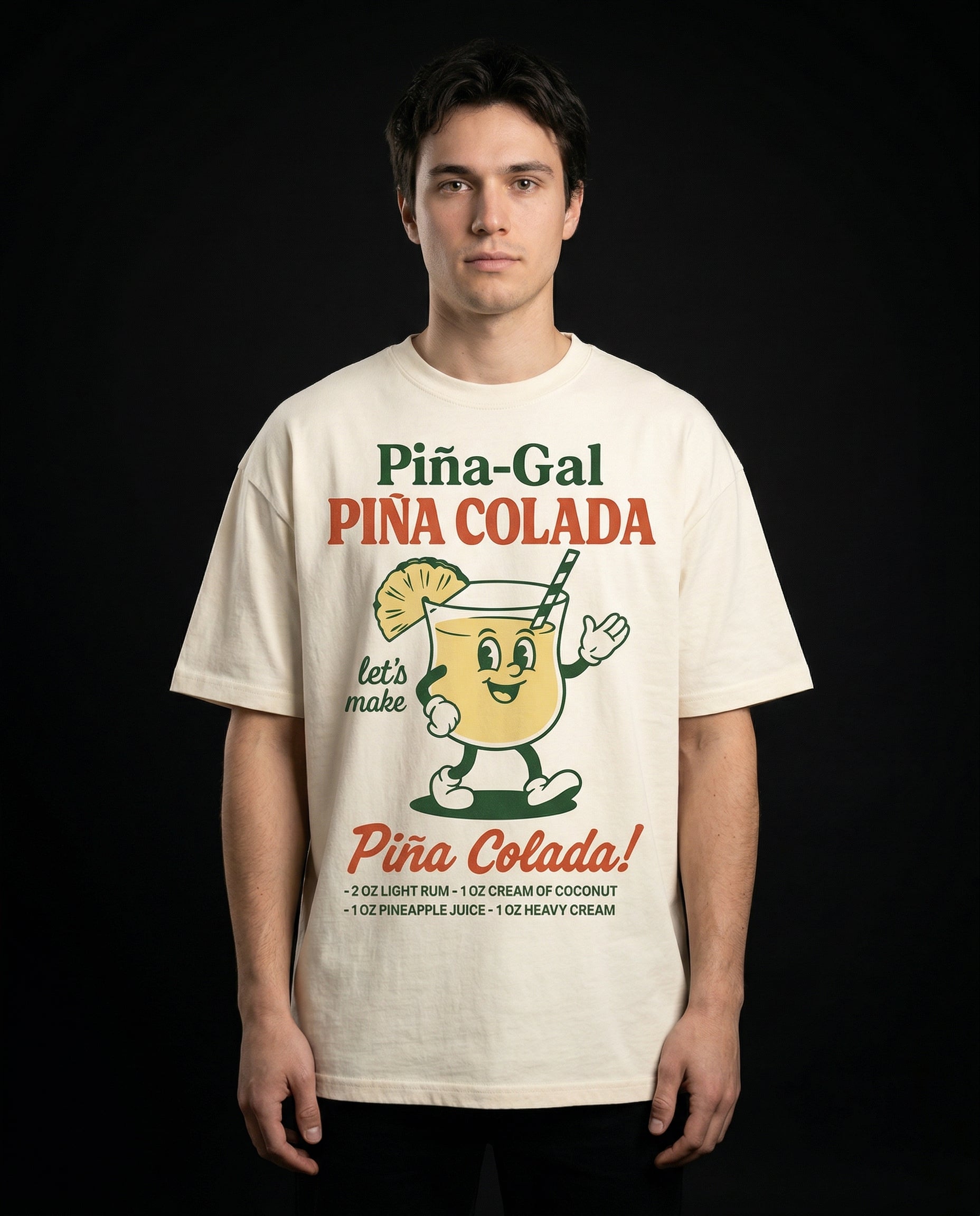 Piña-Gal Piña Colada T-Shirt — pi-a-gal-pi-a-colada-t-shirt-studio-01-full