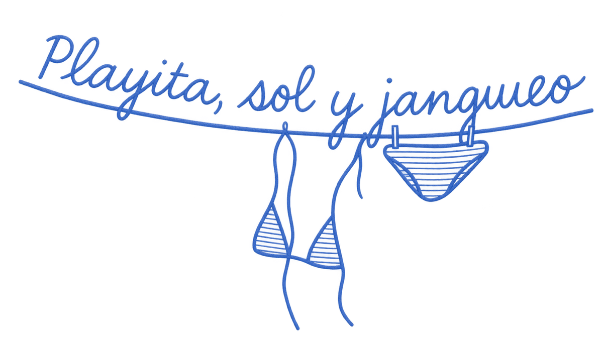 Playita, Sol y Jangueo T-Shirt standalone design