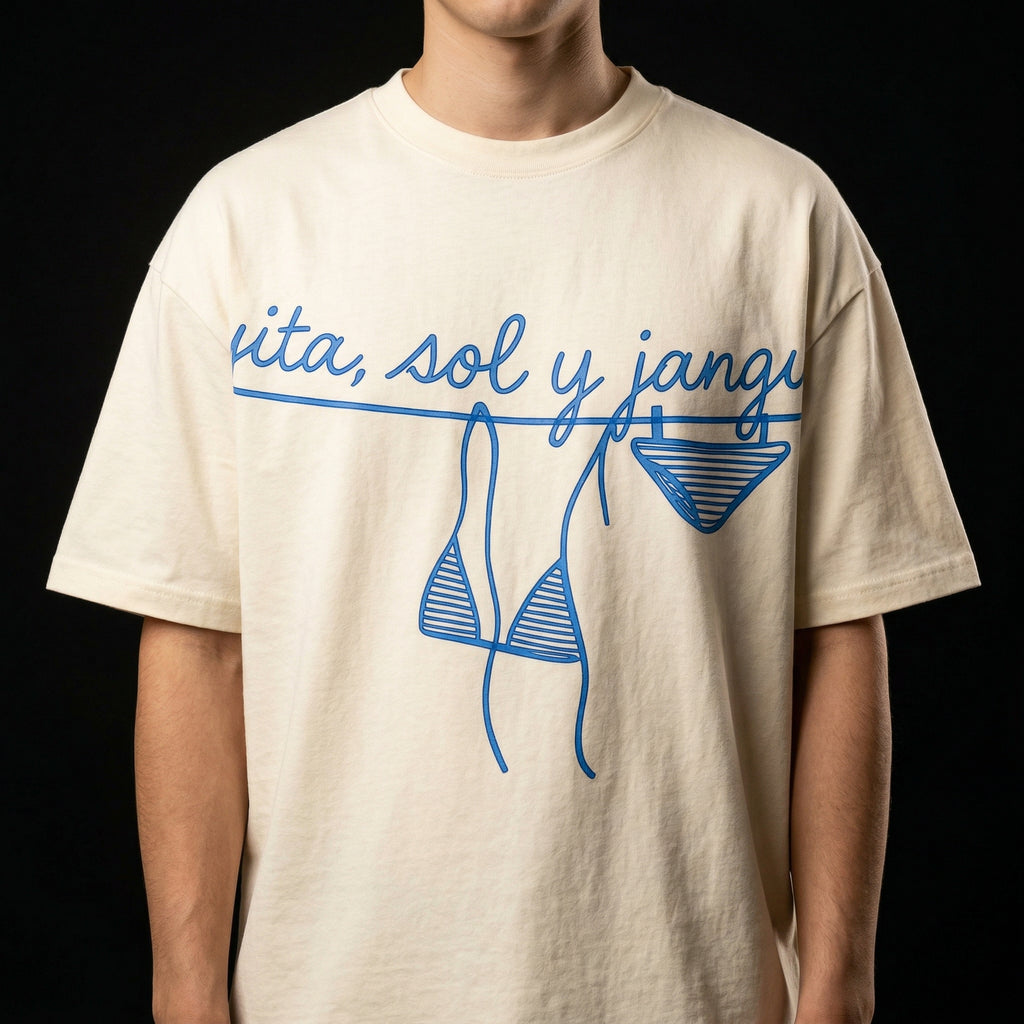Playita, Sol y Jangueo T-Shirt — playita-sol-y-jangueo-t-shirt-studio-03-chest-print