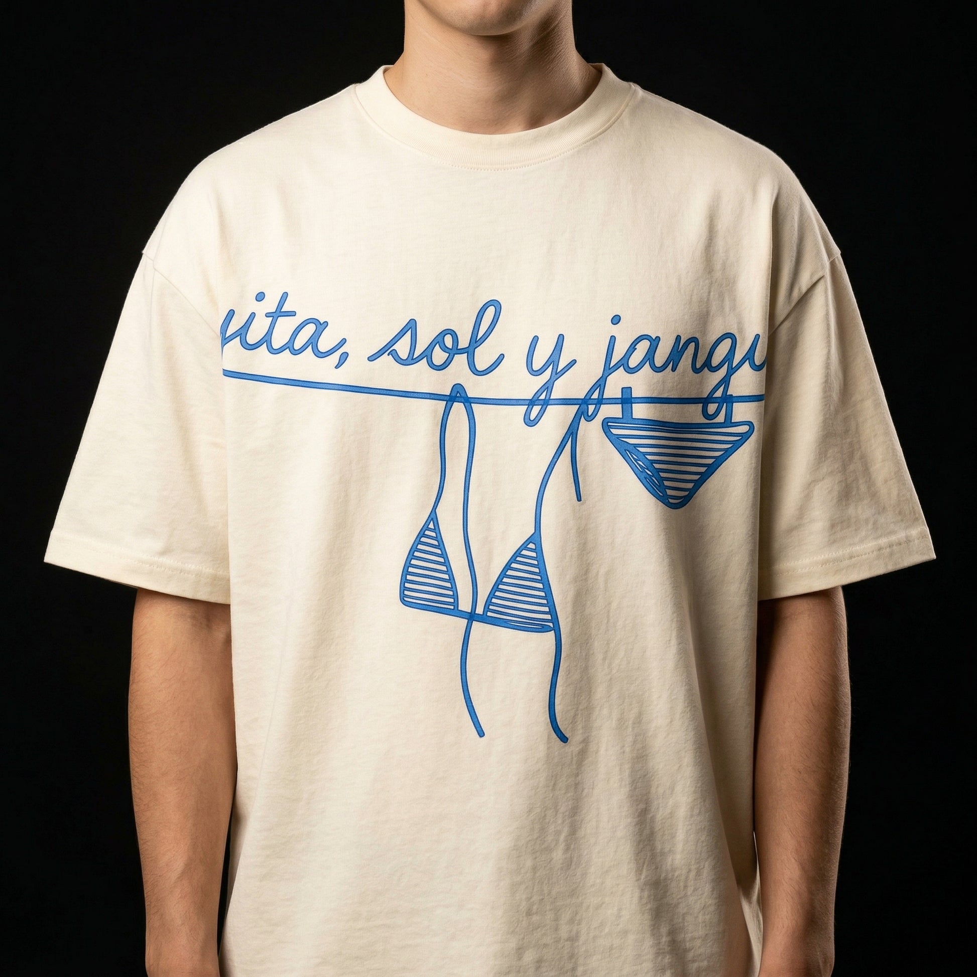 Playita, Sol y Jangueo T-Shirt — playita-sol-y-jangueo-t-shirt-studio-03-chest-print