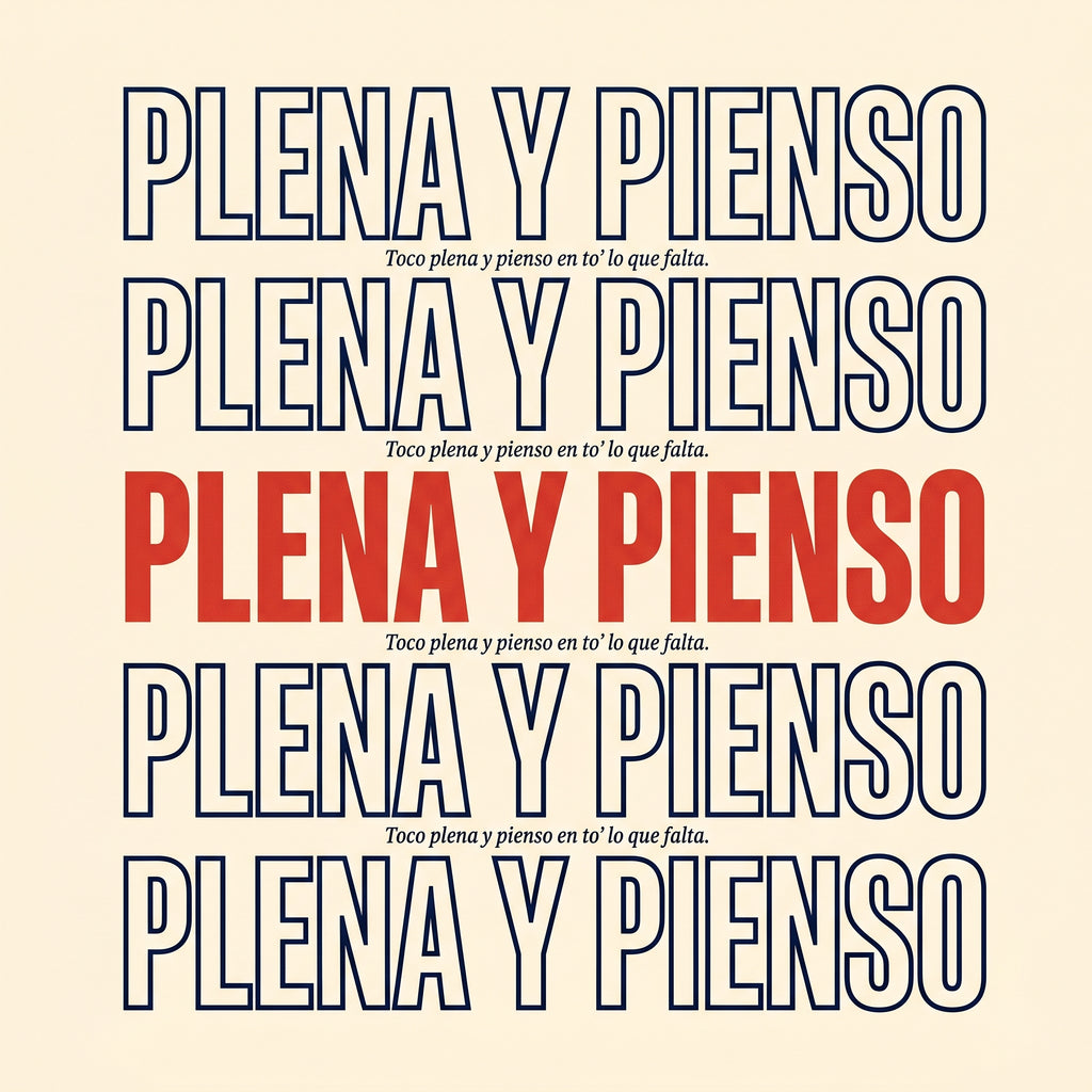 PLENA Y PIENSO — design graphic