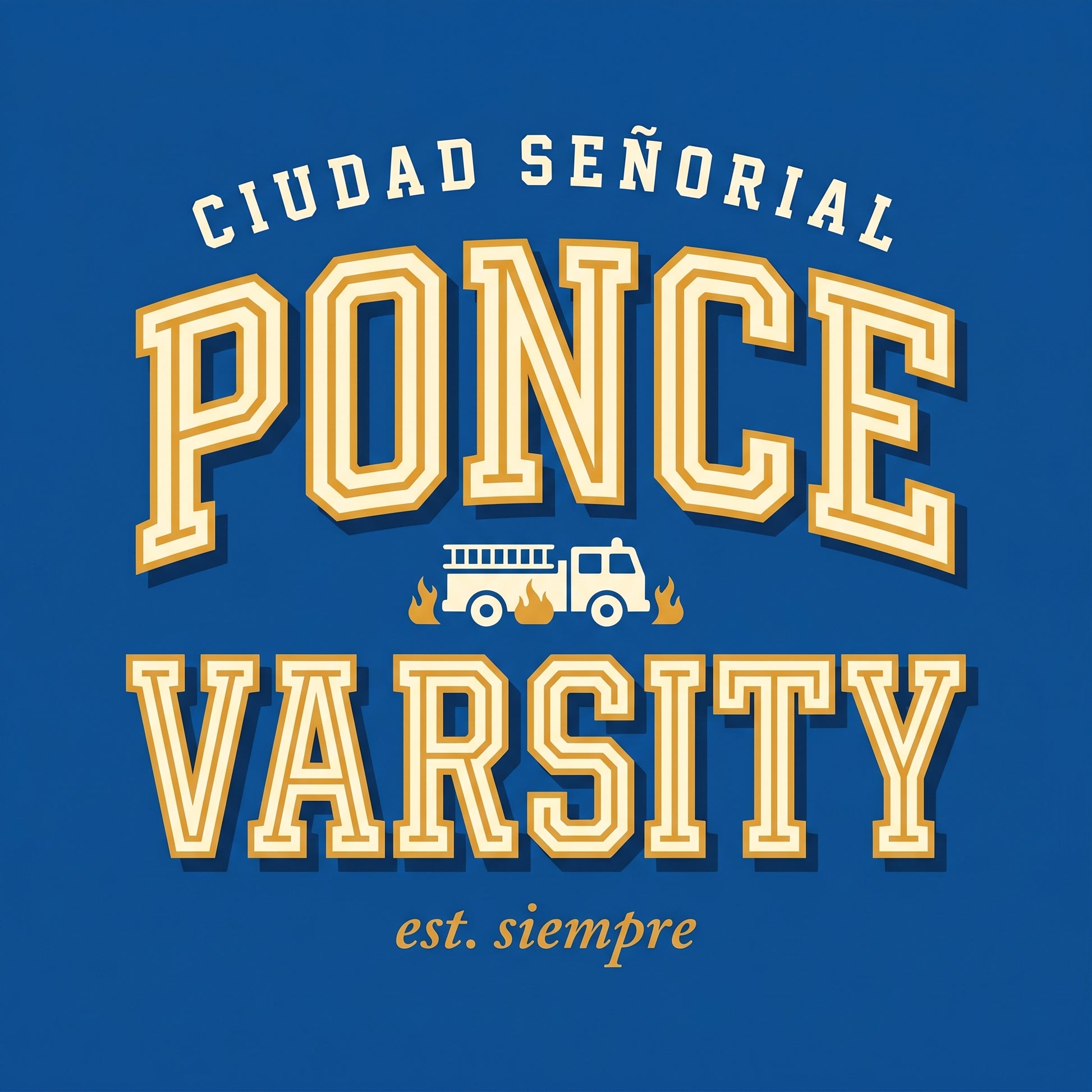 PONCE VARSITY — design