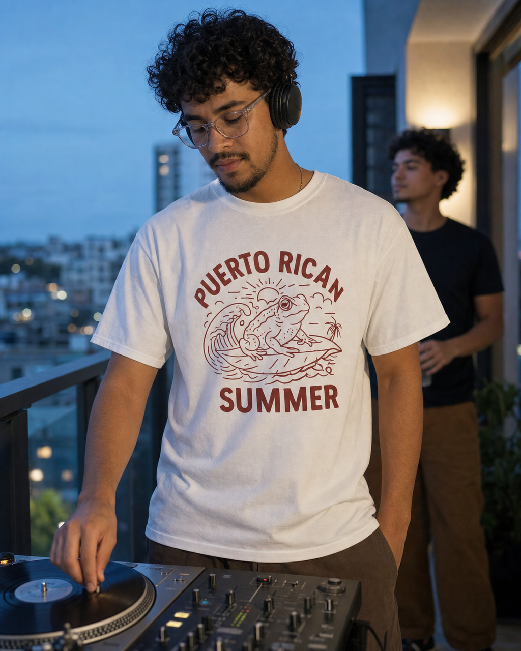 HIC grid hover · Puerto Rican Summer T-Shirt · adult creator editorial