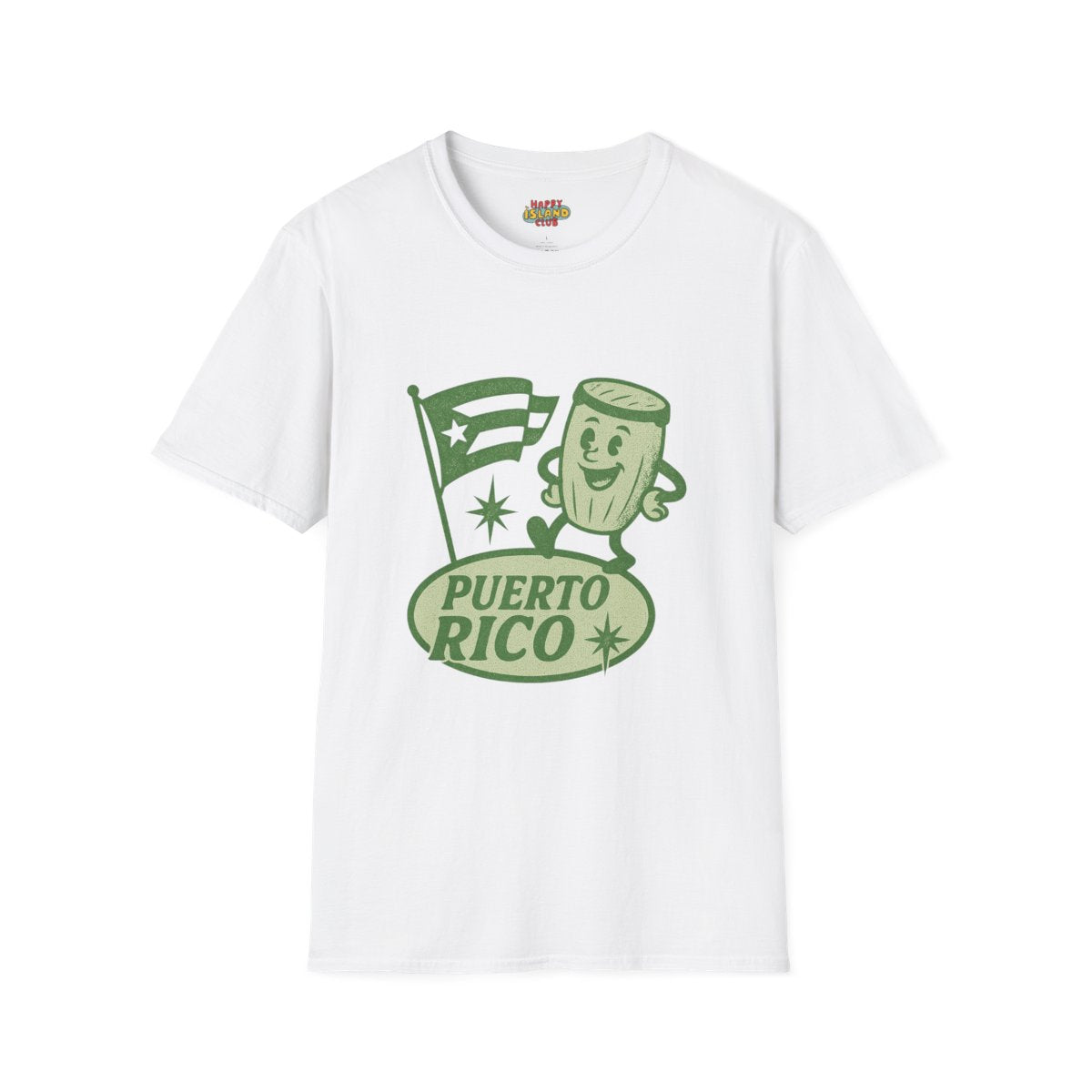 Front view of Puerto Rico Pride T-Shirt on a clean background