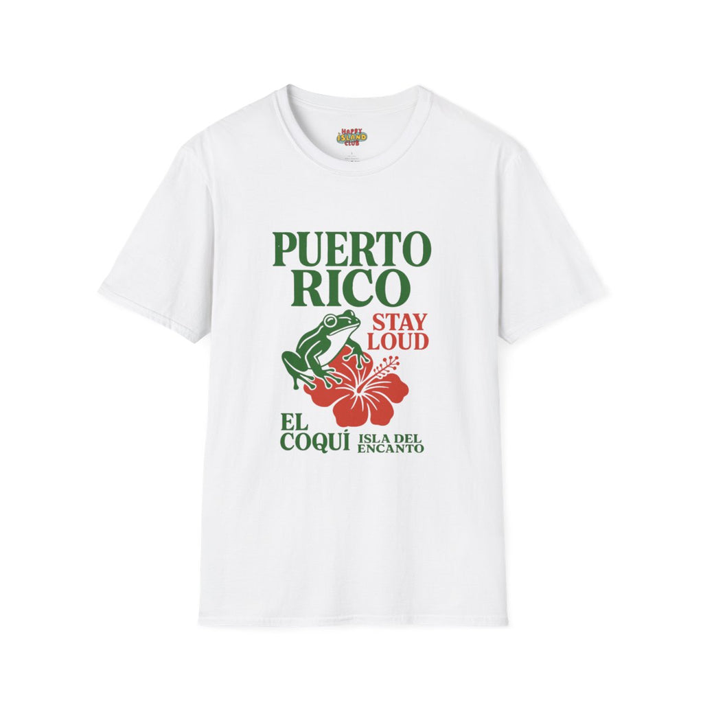 Front view of PUERTO RICO STAY LOUD on a clean background