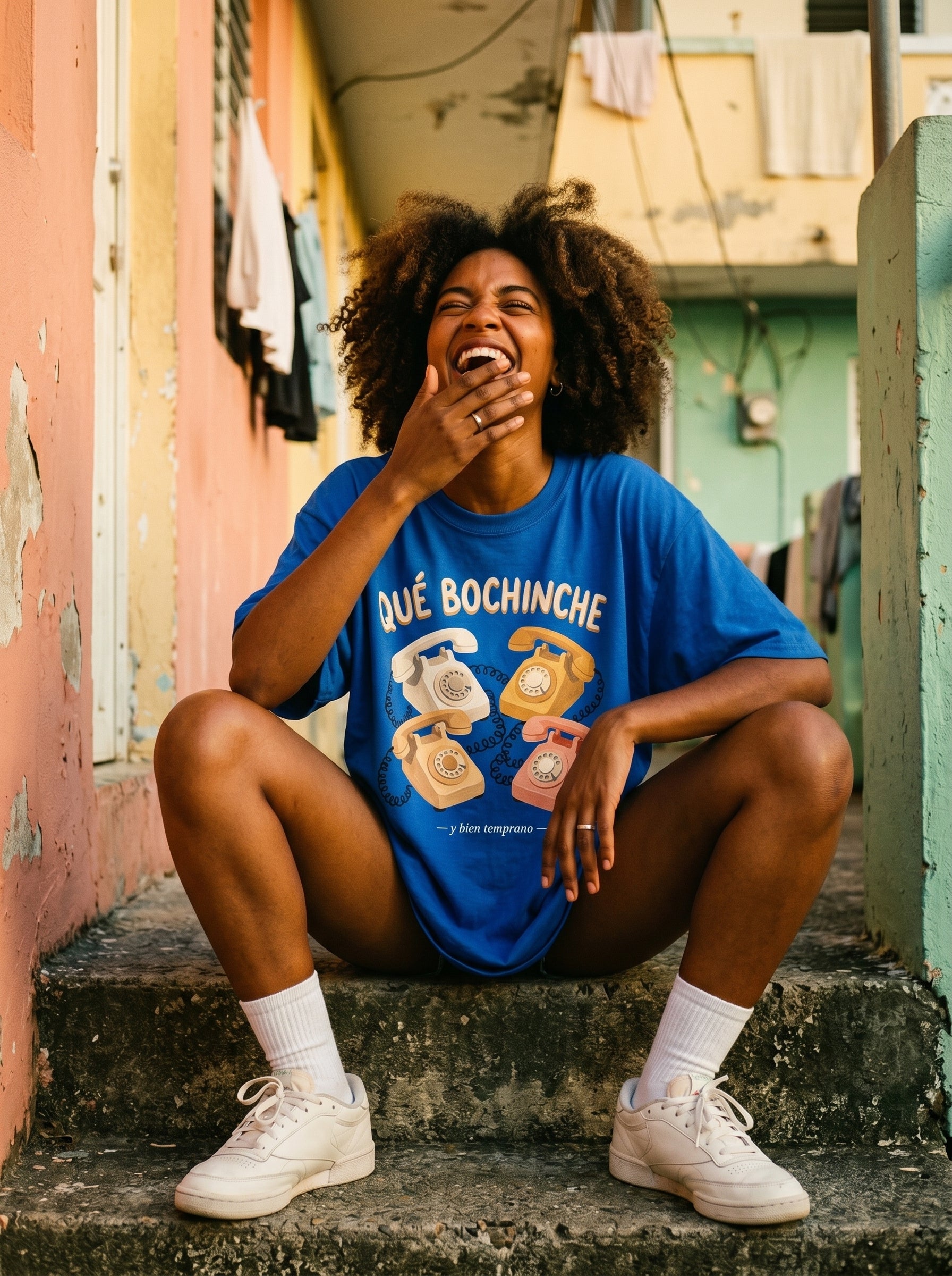 QUÉ BOCHINCHE — on model