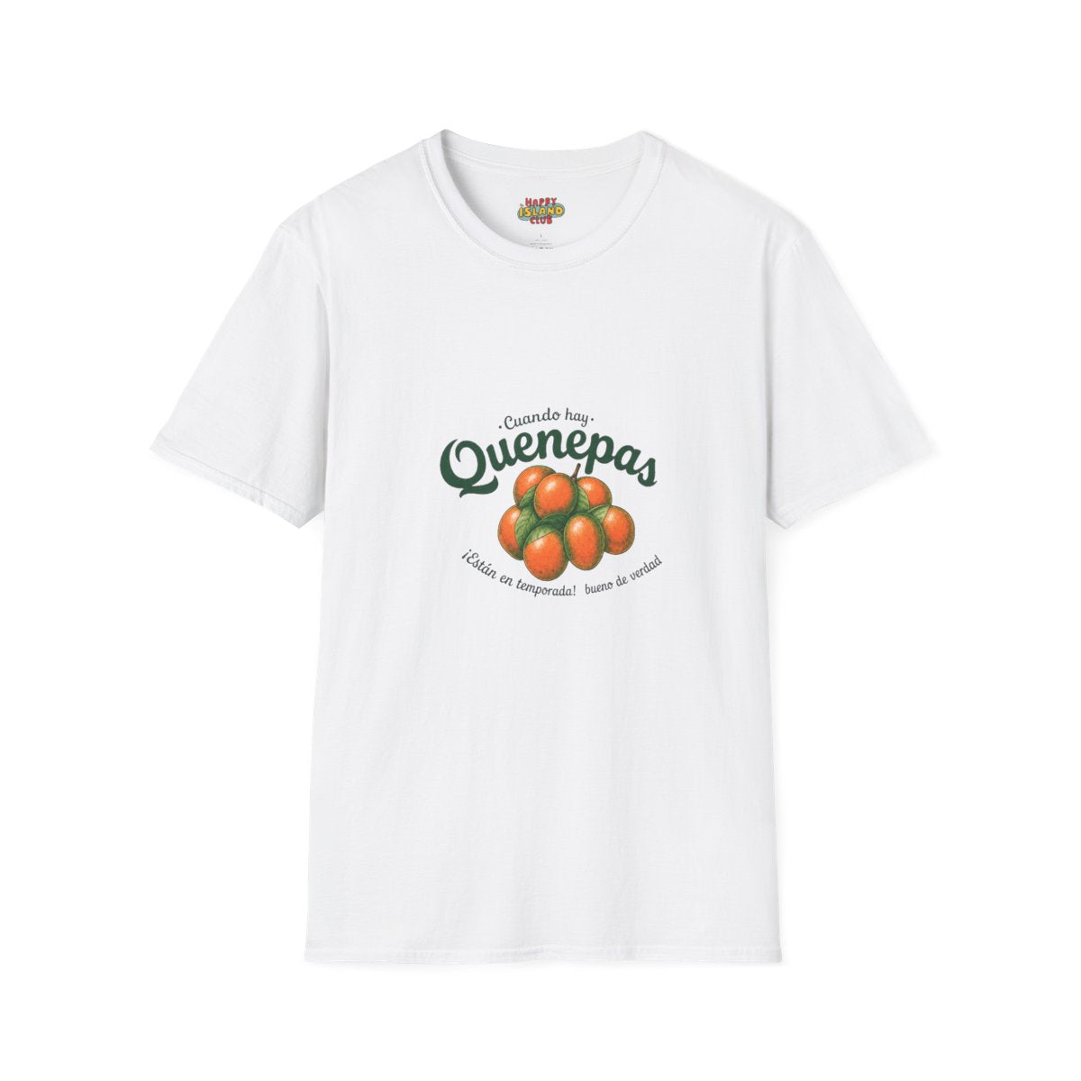 Front view of Quenepas Seasonal T-Shirt on a clean background