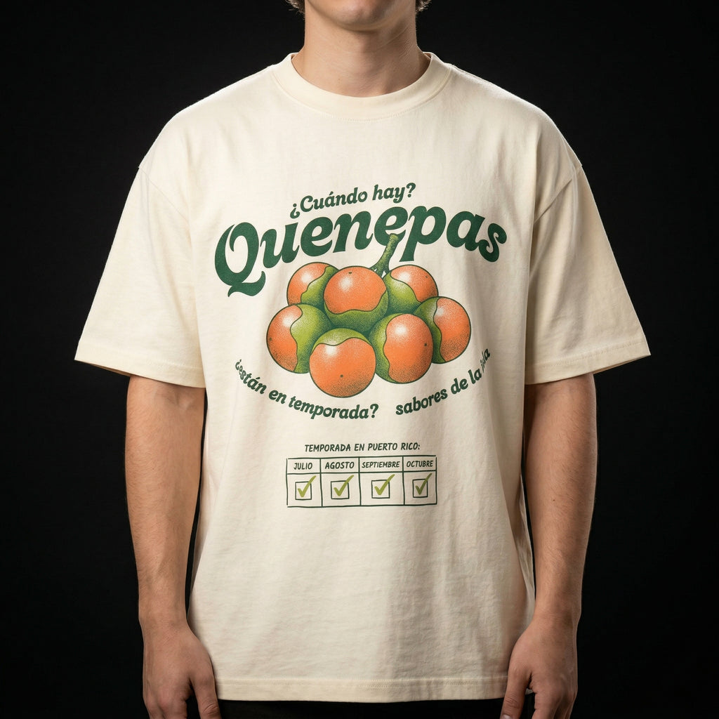 Quenepas Seasonal T-Shirt — quenepas-seasonal-t-shirt-studio-03-chest-print
