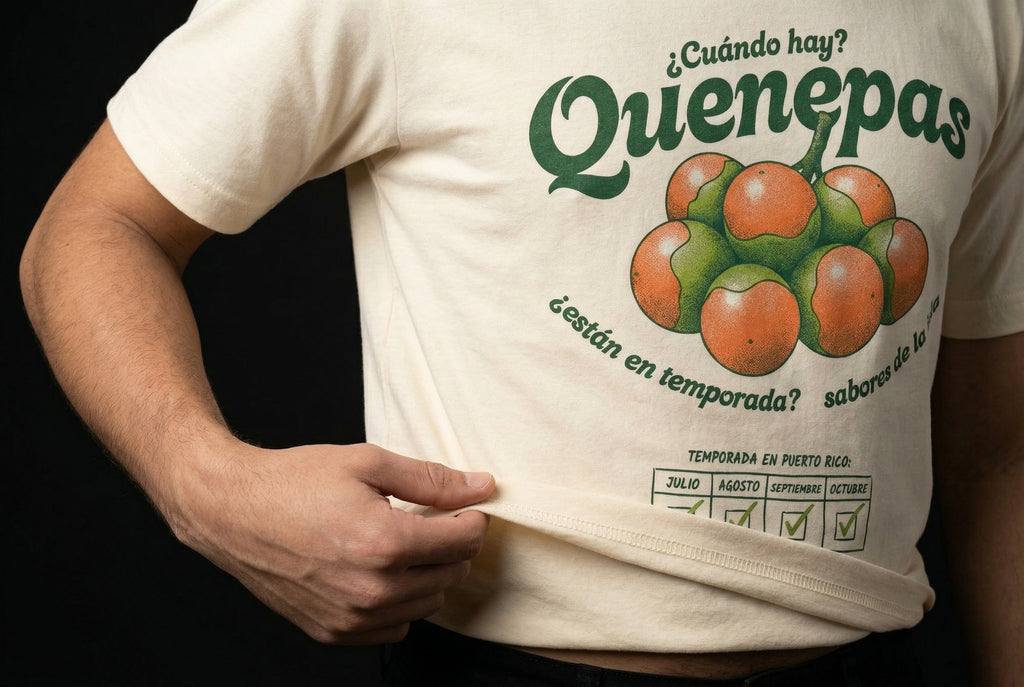 Quenepas Seasonal T-Shirt — quenepas-seasonal-t-shirt-studio-05-hem-hand