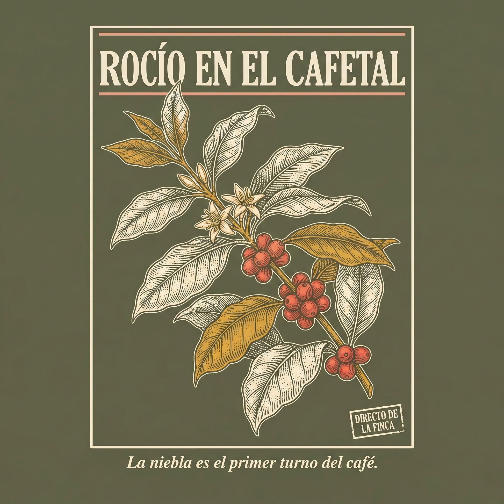 ROCÍO EN EL CAFETAL — design