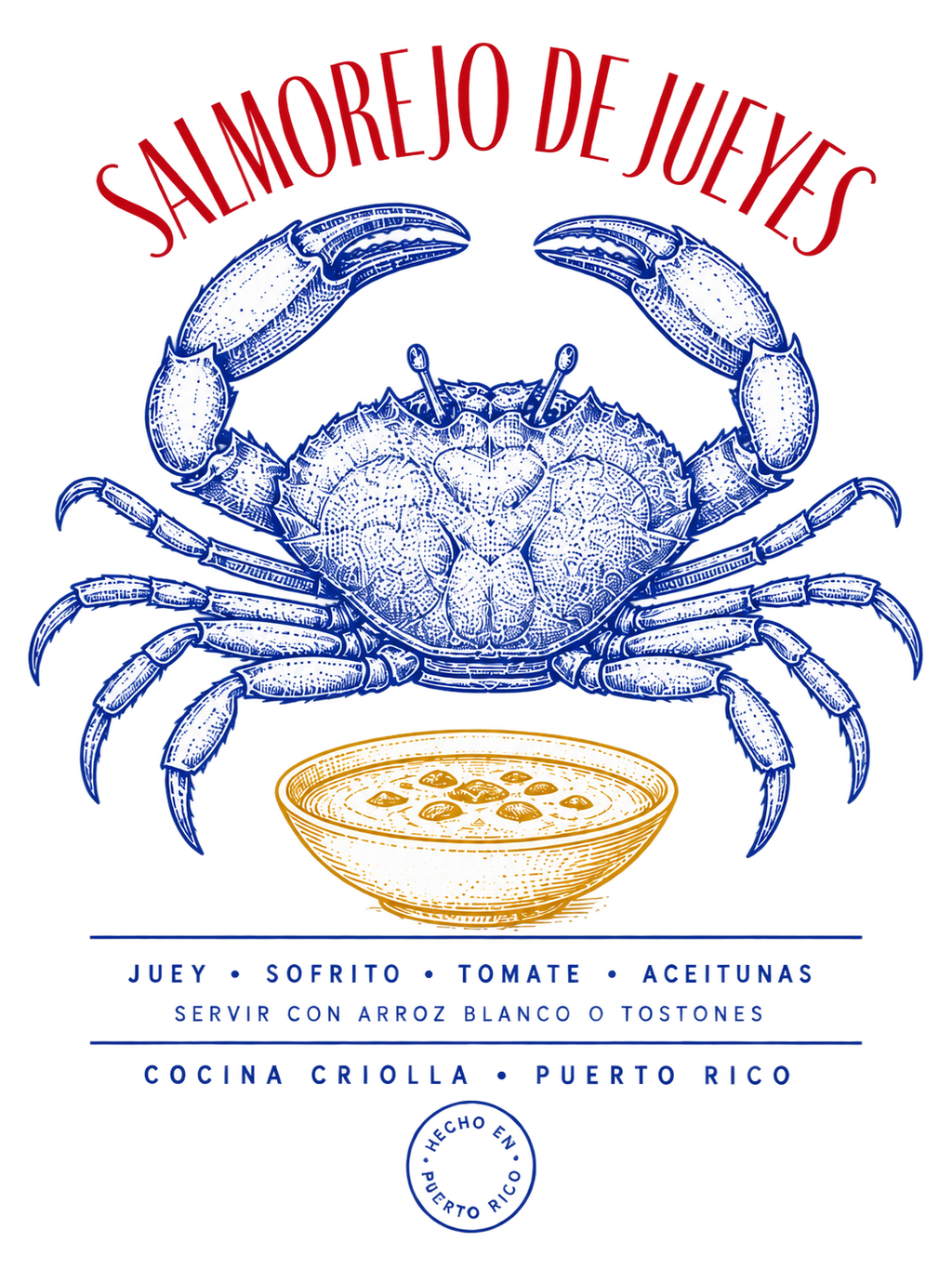 Salmorejo de Jueyes transparent back artwork