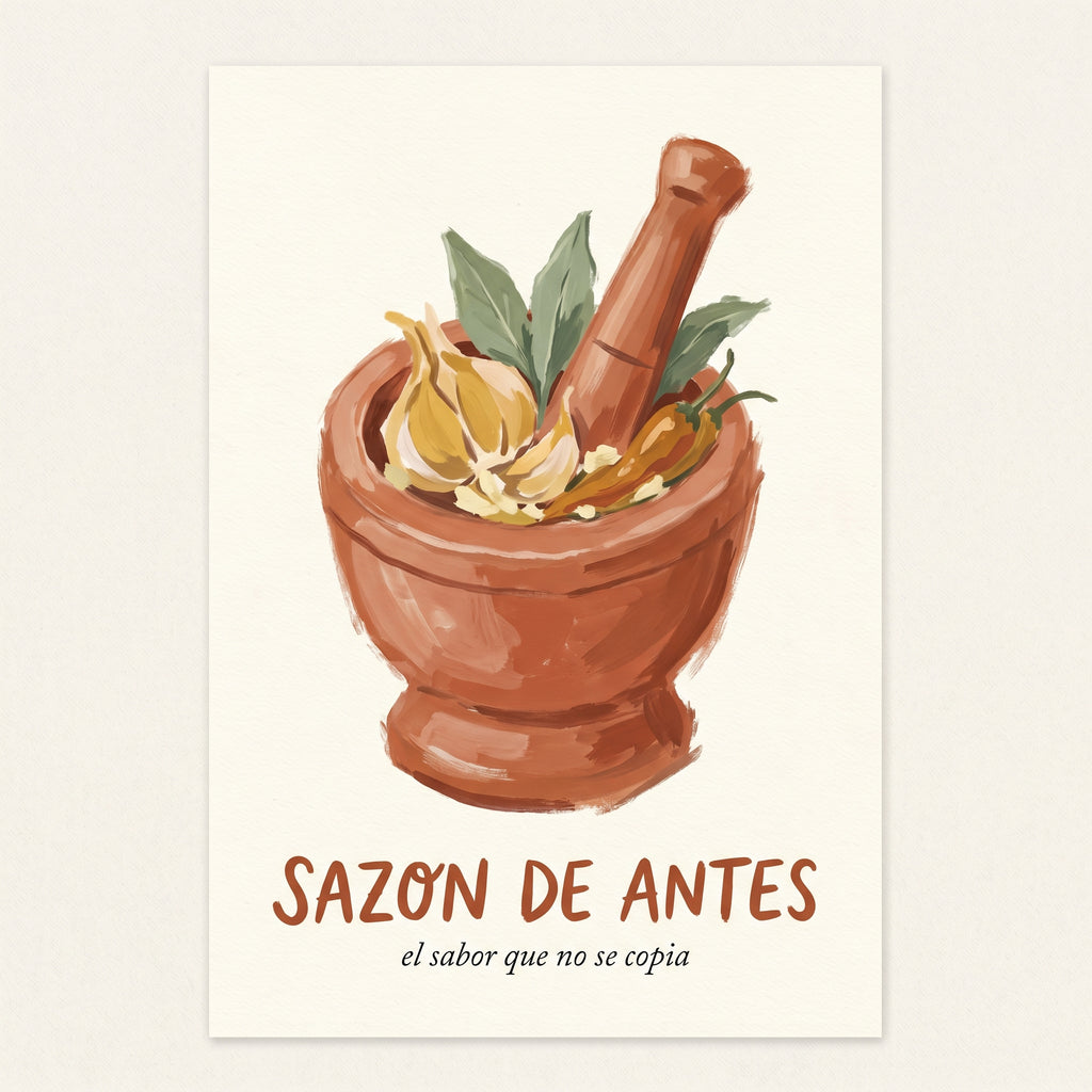 SAZON DE ANTES — design