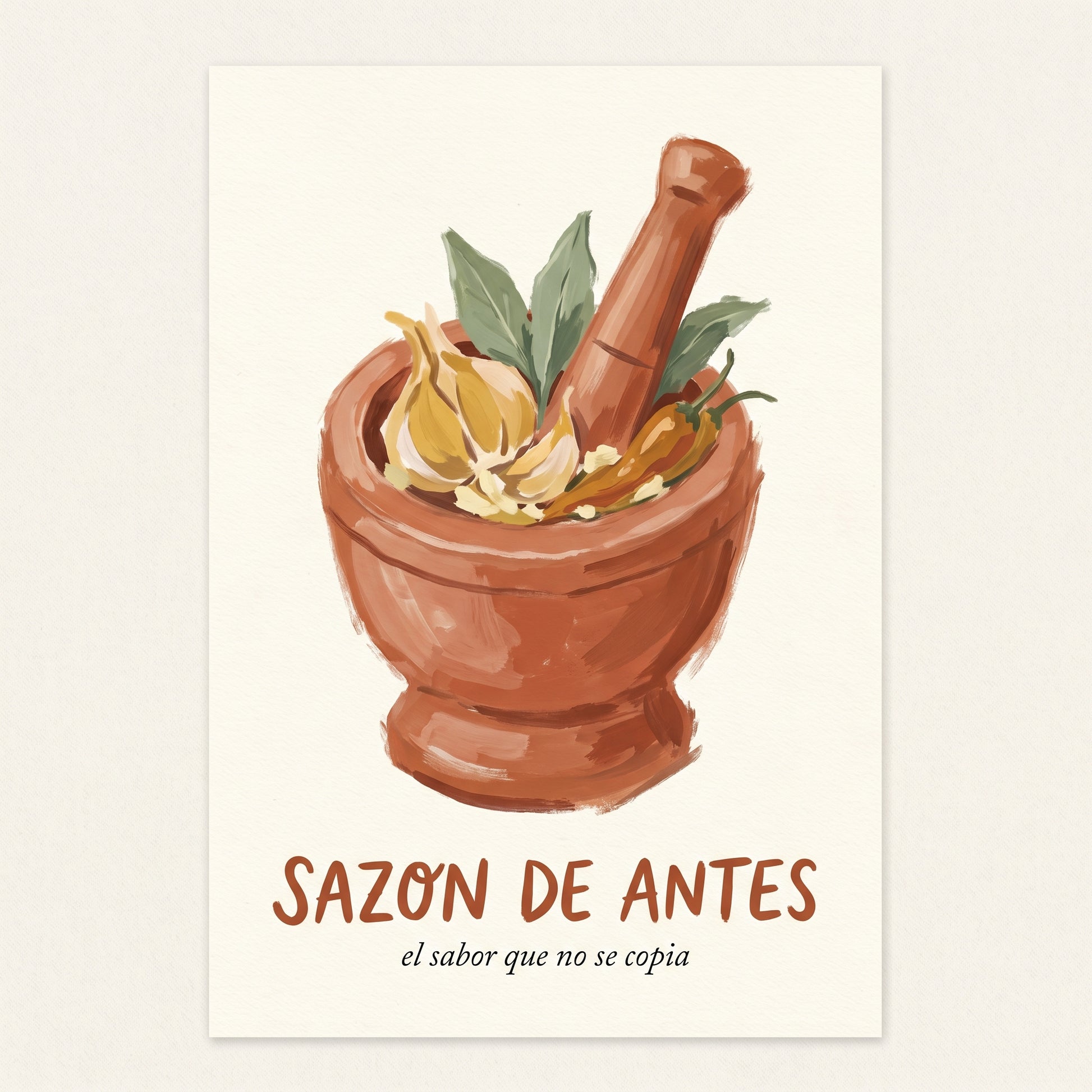 SAZON DE ANTES — design