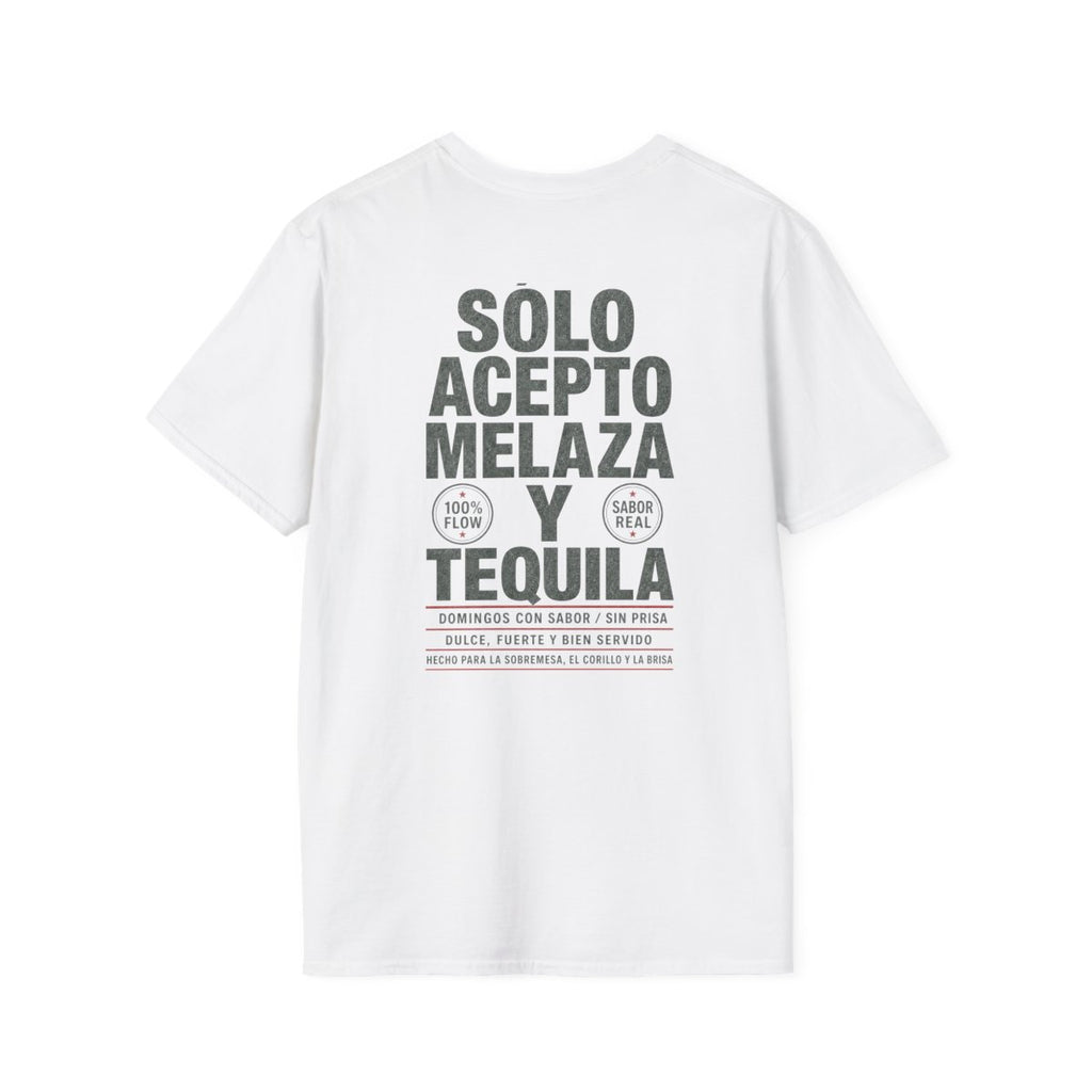 SÓLO ACEPTO MELAZA Y TEQUILA · final fitted back view