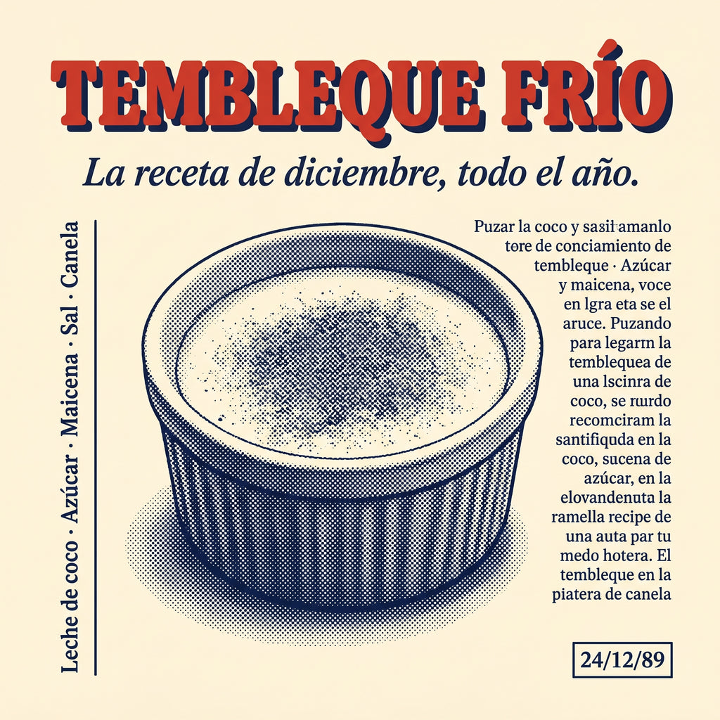 TEMBLEQUE FRÍO — design graphic