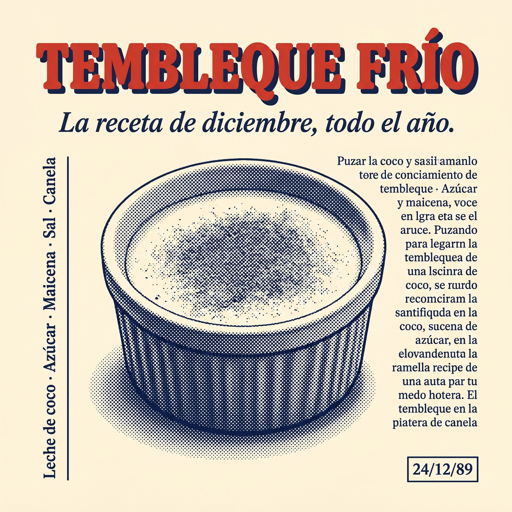 TEMBLEQUE FRÍO — design graphic